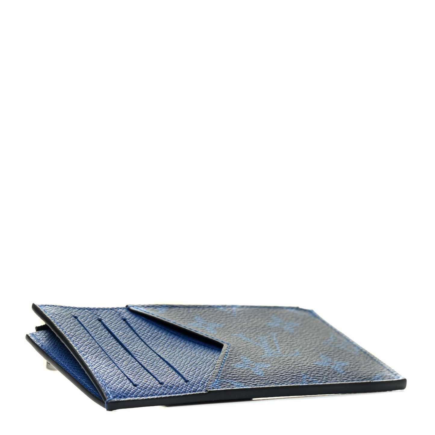 Monogram Taiga Coin Card Holder Cobalt