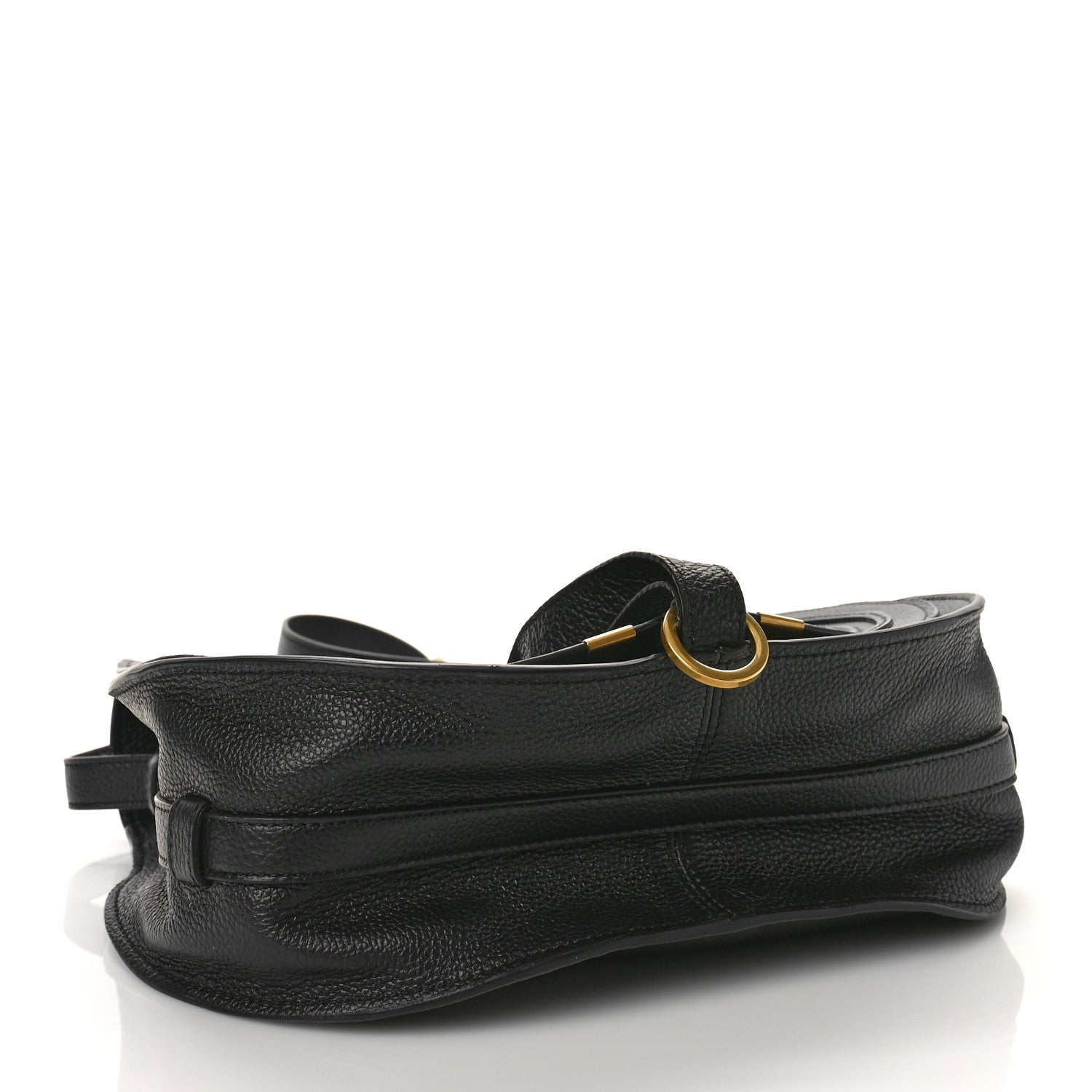 Chloe Calfskin Medium Marcie Round Crossbody Bag Black 4 of 10