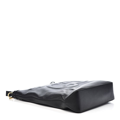 Gucci Apollo Calfskin GG Dadini Embroidered Chain Hobo Black 4 of 12