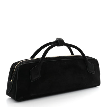 Alaia Suede Goatskin Le Teckel Clutch Black 4 of 11
