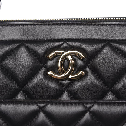 Chanel Lambskin Quilted Large Trendy CC Bowling Bag Black 8 of 11