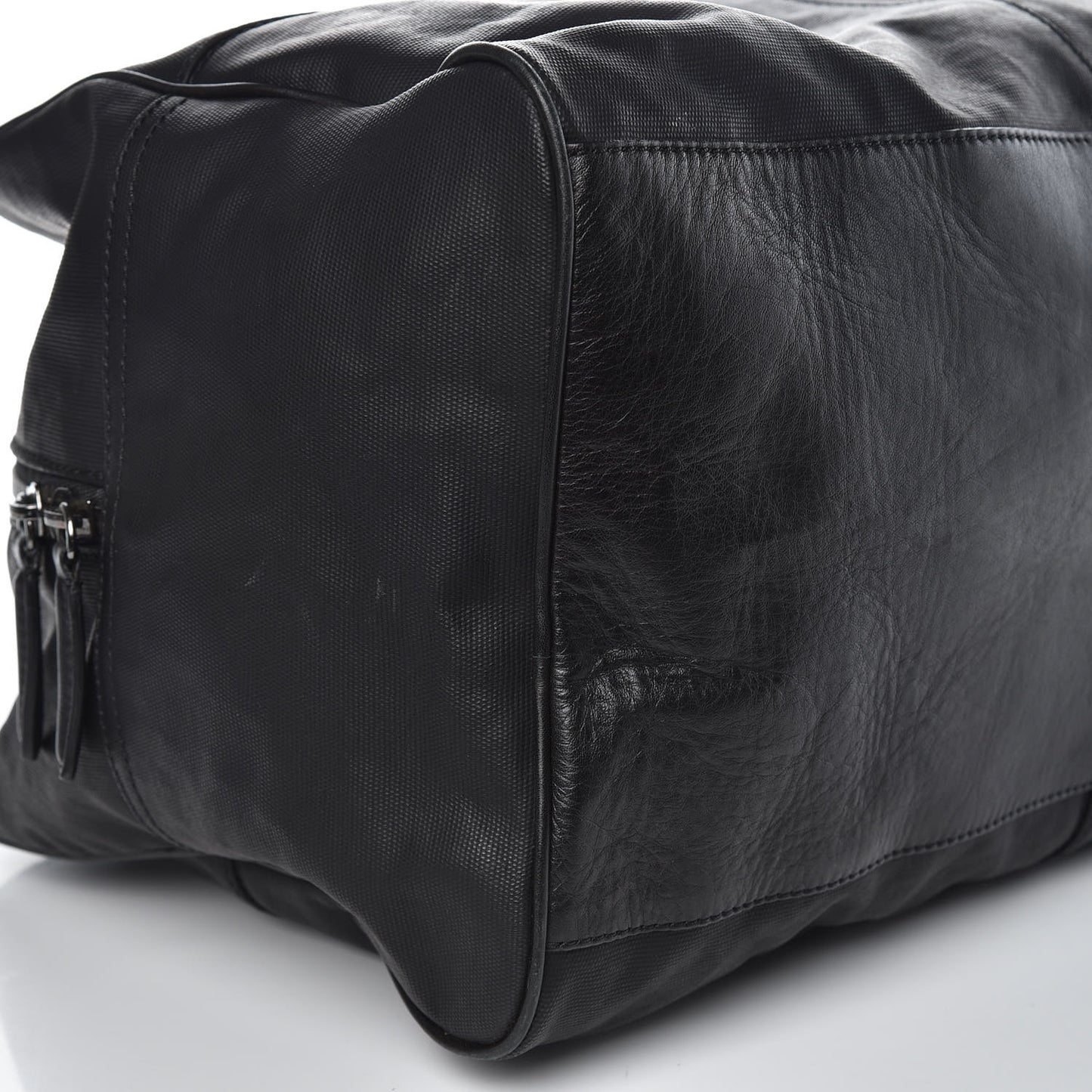 Canvas Calfskin Nightingale Duffle Black