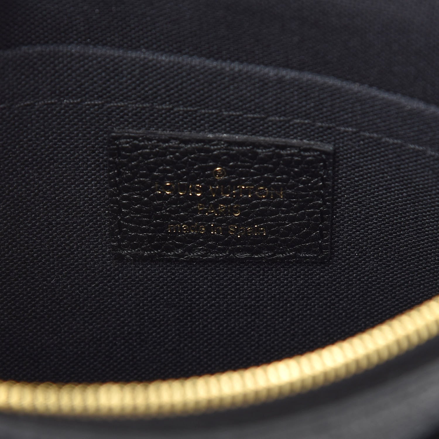 Louis Vuitton Monogram Pallas Clutch Black 6 of 8