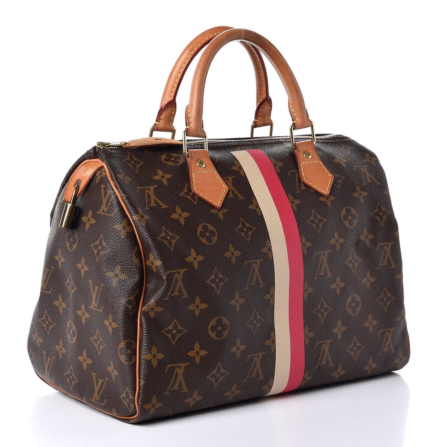 Monogram My LV Heritage Speedy 30 Fuchsia Ivory
