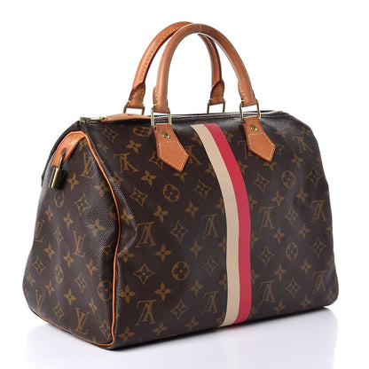 Louis Vuitton Monogram My LV Heritage Speedy 30 Fuchsia Ivory 3 of 11