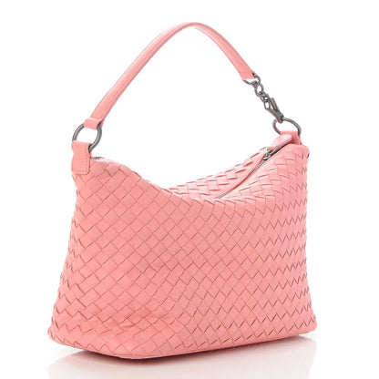 Bottega Veneta Nappa Intrecciato Small Shoulder Bag Petal Pink 3 of 8