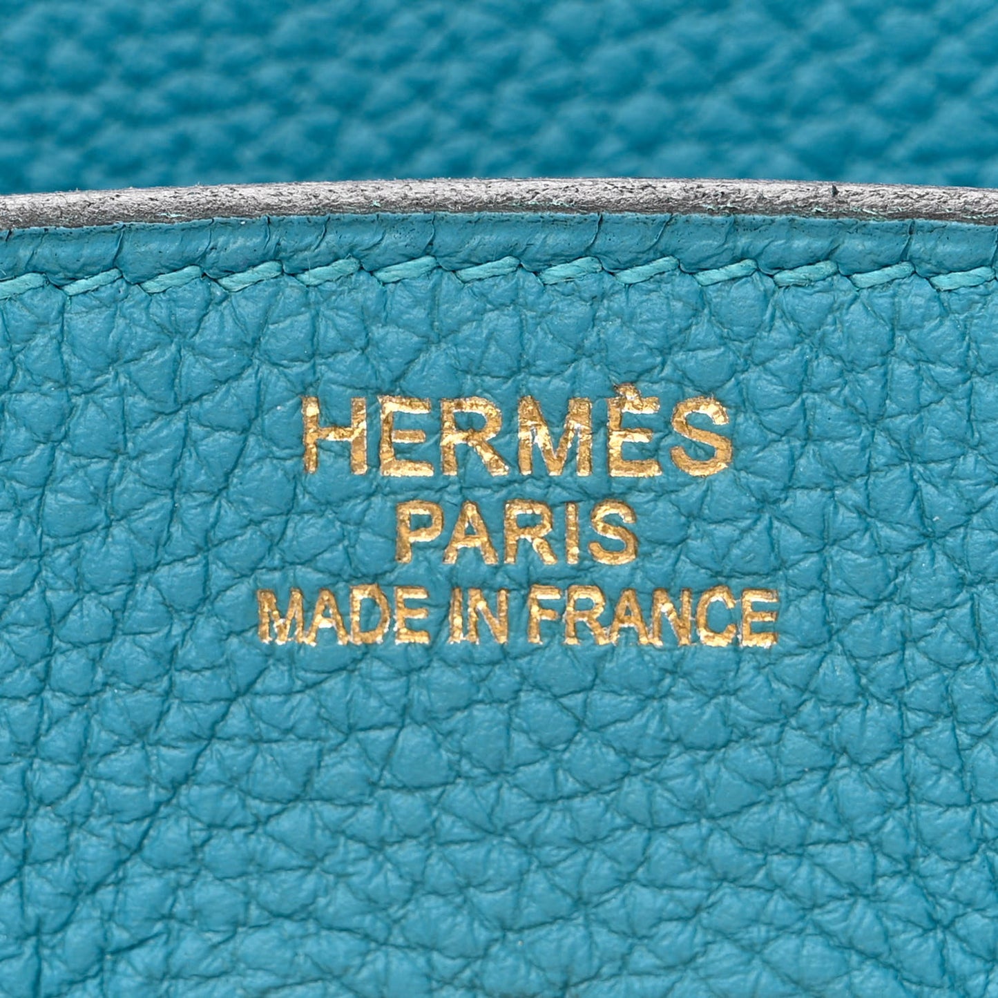 Togo Birkin 35 Turquoise