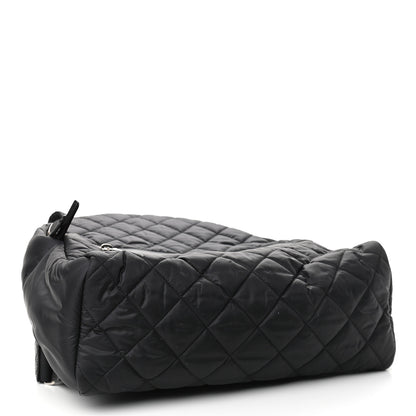 Chanel Nylon Quilted Coco Cocoon Backpack Black 3 of 8