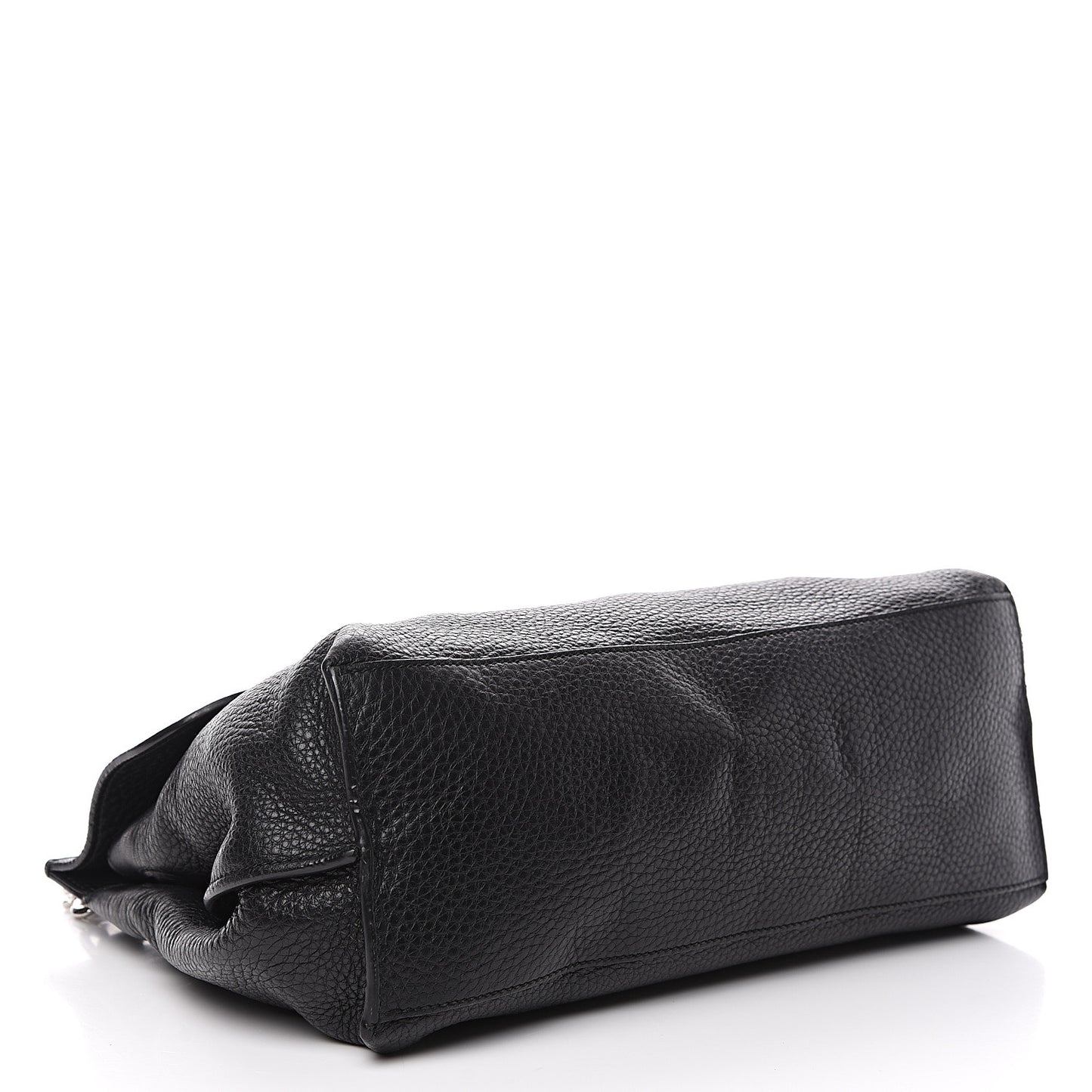 Cellarius Calfskin Medium Bamboo Daily Top Handle Bag Black