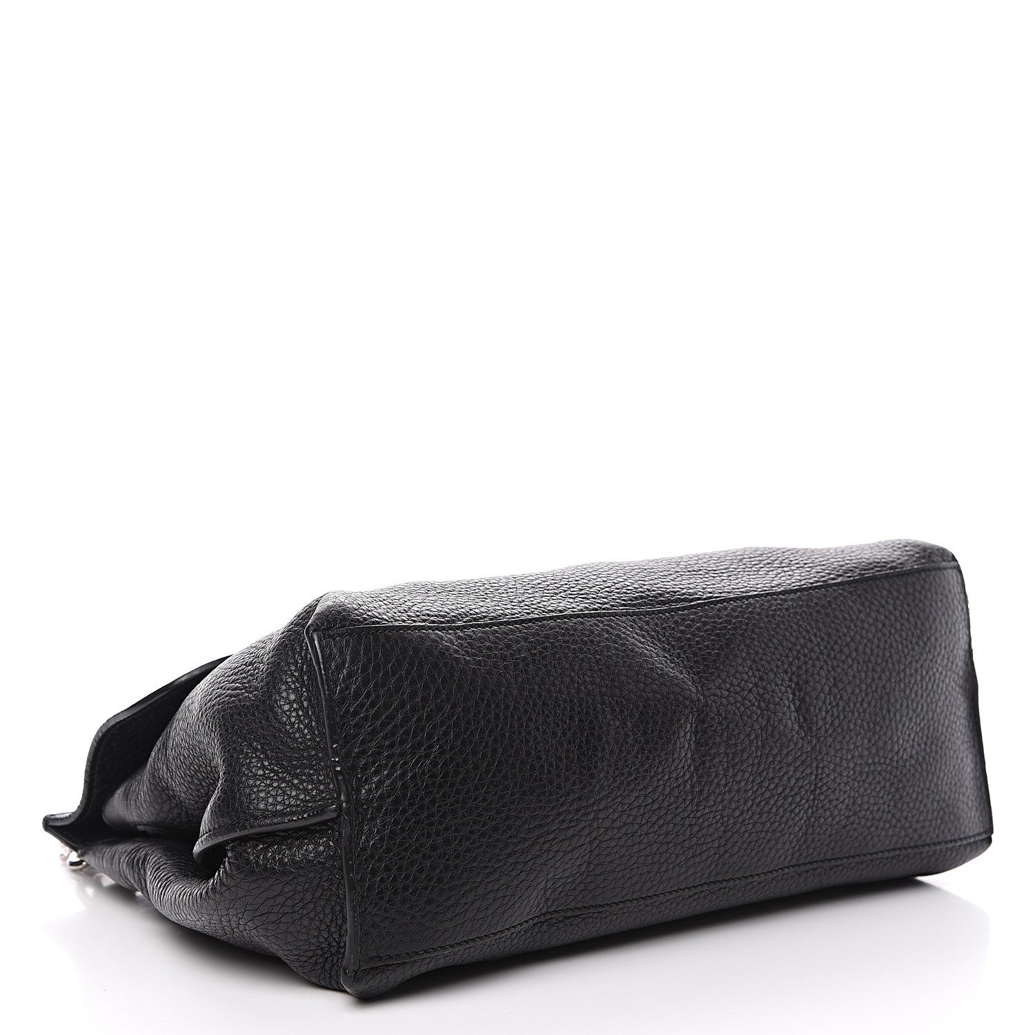 Gucci Cellarius Calfskin Medium Bamboo Daily Top Handle Bag Black 3 of 15