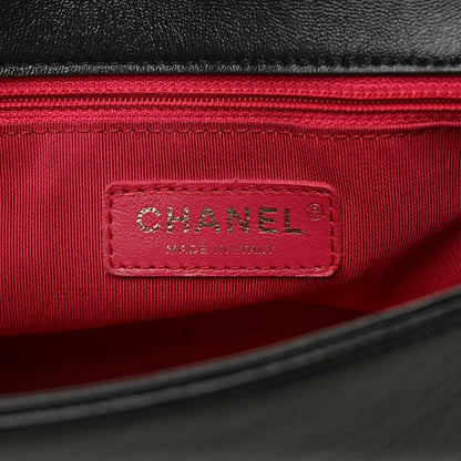 Chanel Shiny Lambskin Quilted Medium Fashion Therapy Flap Bag Black 6 of 9