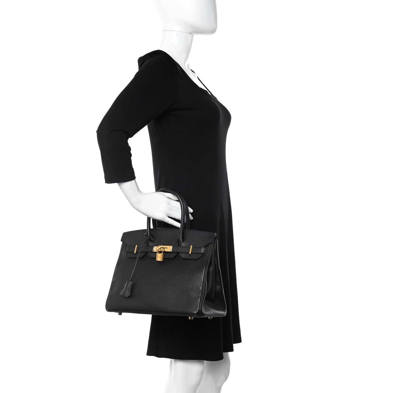 Hermes Epsom BIRKIN 30 Black 2 of 10