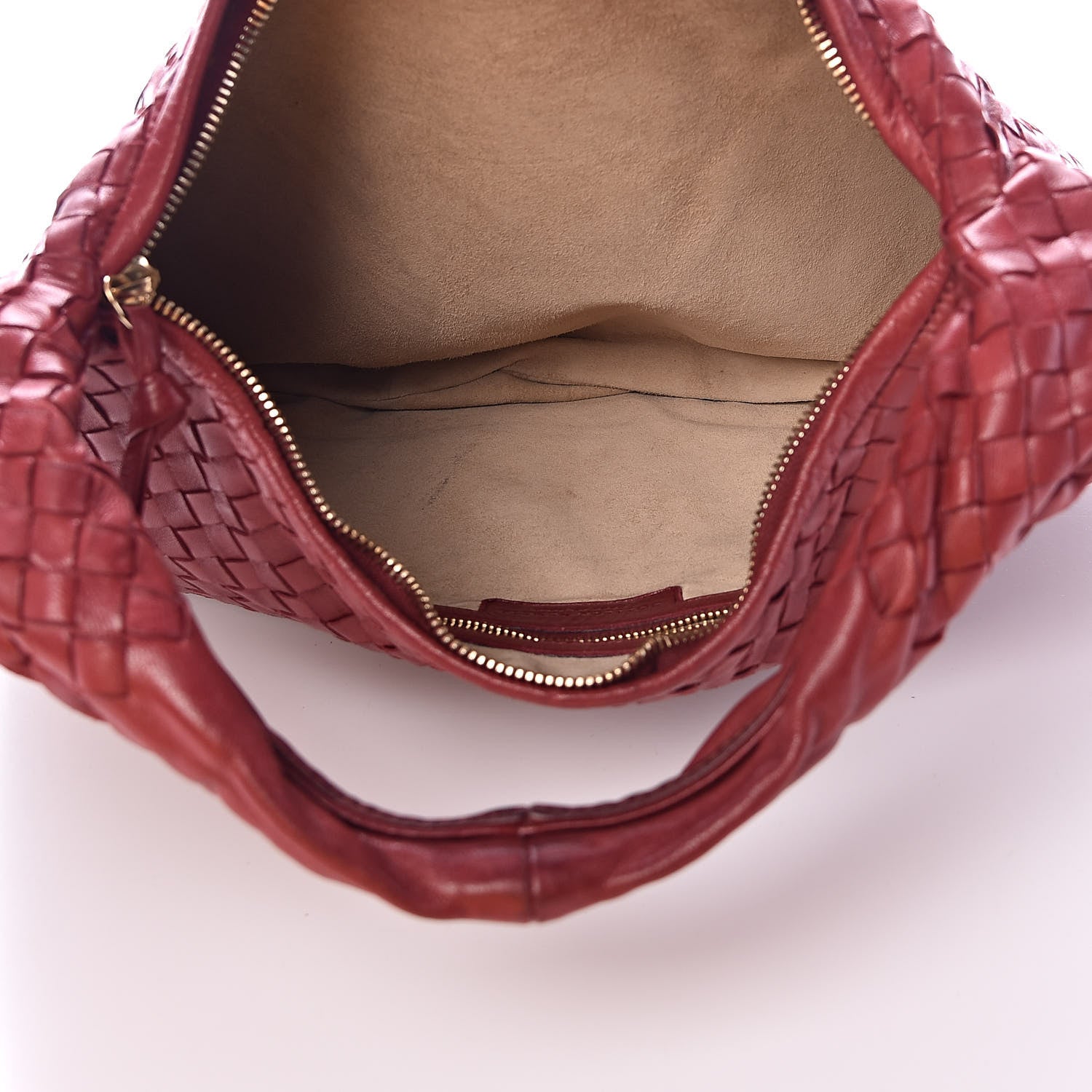 Bottega Veneta Nappa Intrecciato Medium Veneta Hobo Vermillion 5 of 13