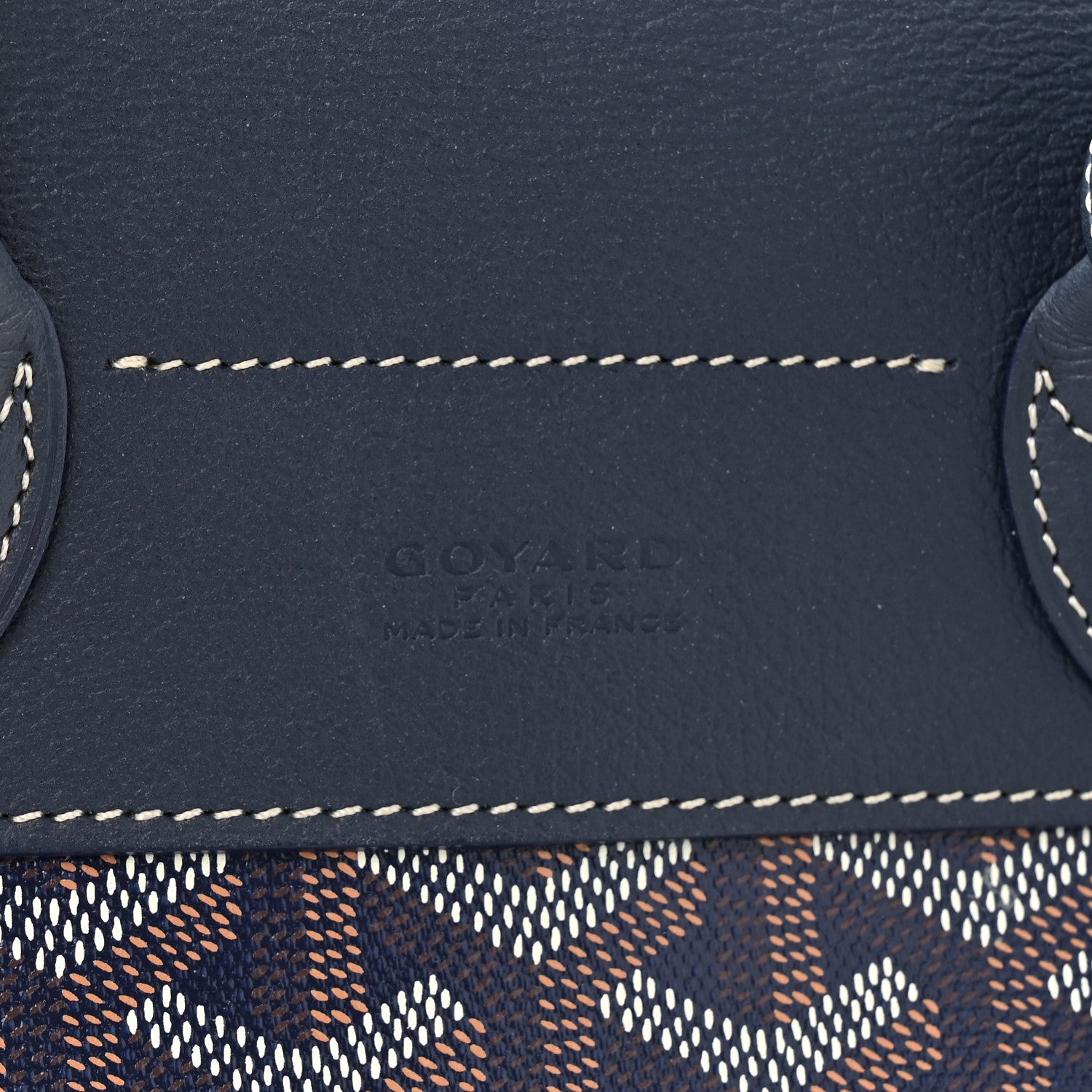 Goyard Goyardine Calfskin Mini Alpin Backpack Navy 6 of 10