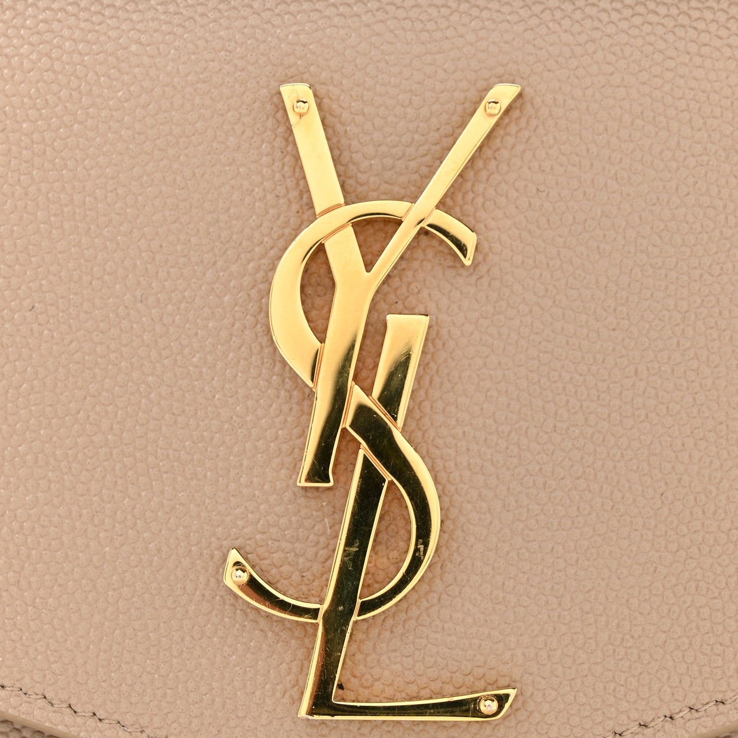 Saint Laurent Grain De Poudre Uptown Pouch Dark Beige 10 of 10