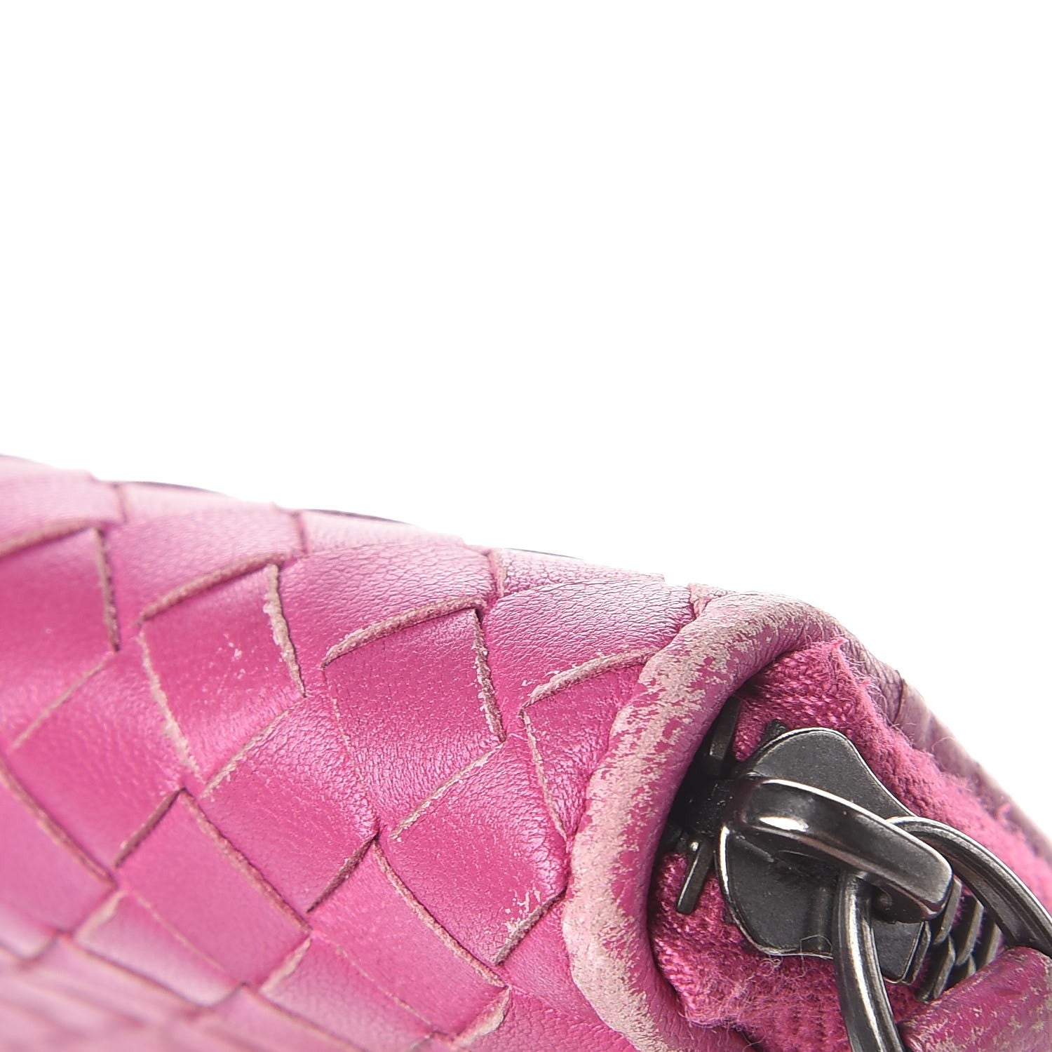 Bottega Veneta Nappa Intrecciato Zip Around Wallet Ametista 9 of 11