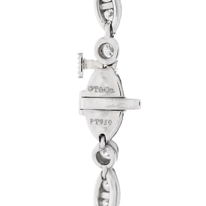 Tiffany Platinum Diamond Jazz Tennis Bracelet 3 of 4