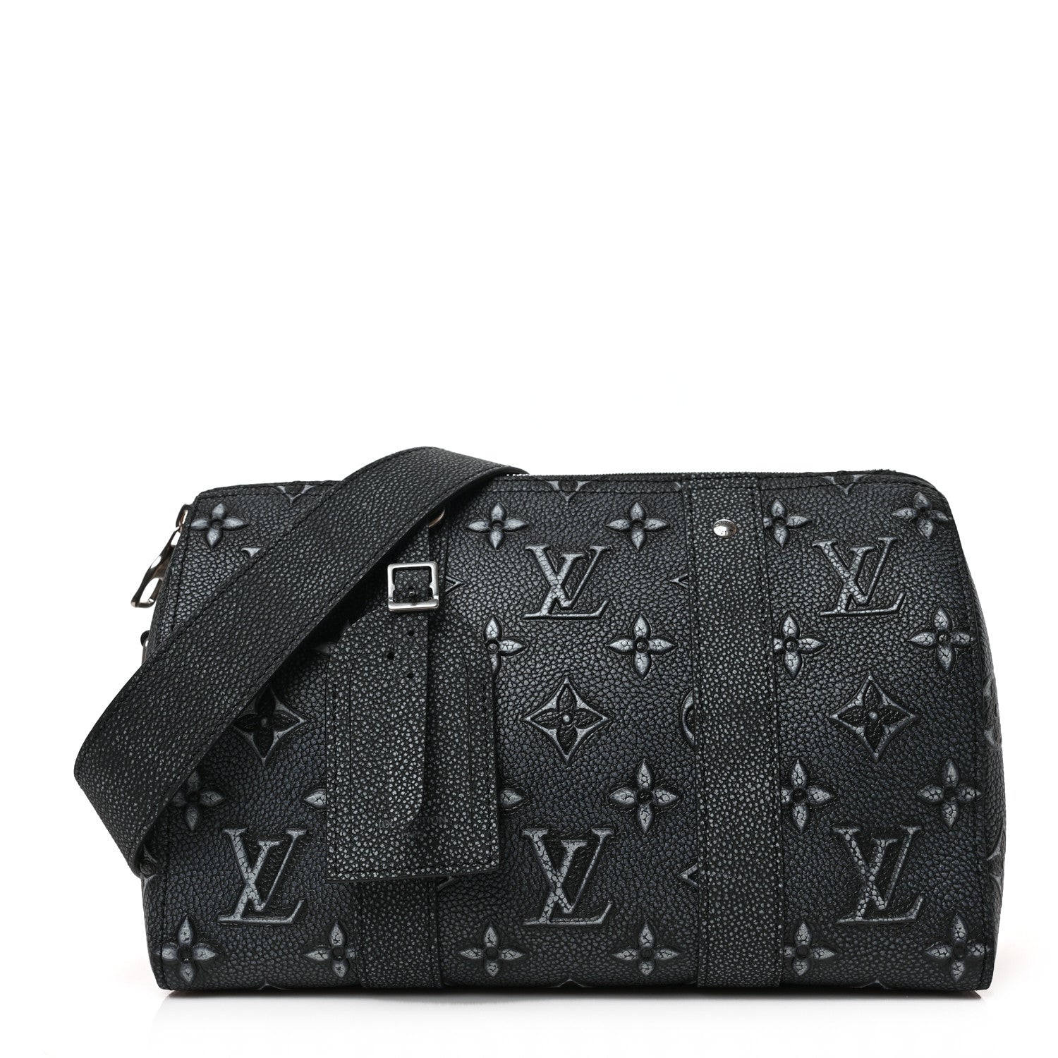 Louis Vuitton Cowhide Faded Monogram City Keepall Charcoal 1 of 8