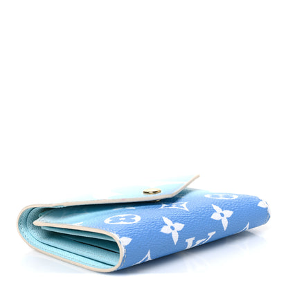 Louis Vuitton Monogram Giant By The Pool Victorine Wallet Blue 4 of 8