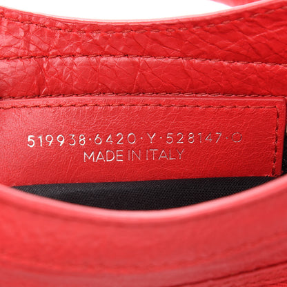 Balenciaga Agneau Giant 12 Silver Hardware Mini City Rouge Cardinal 7 of 9