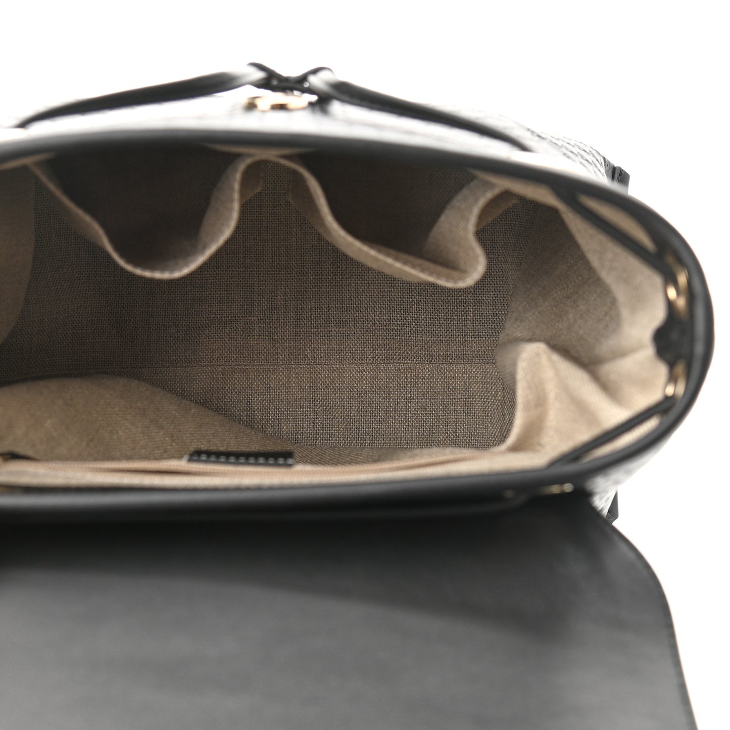 Microguccissima Drawstring Backpack Black