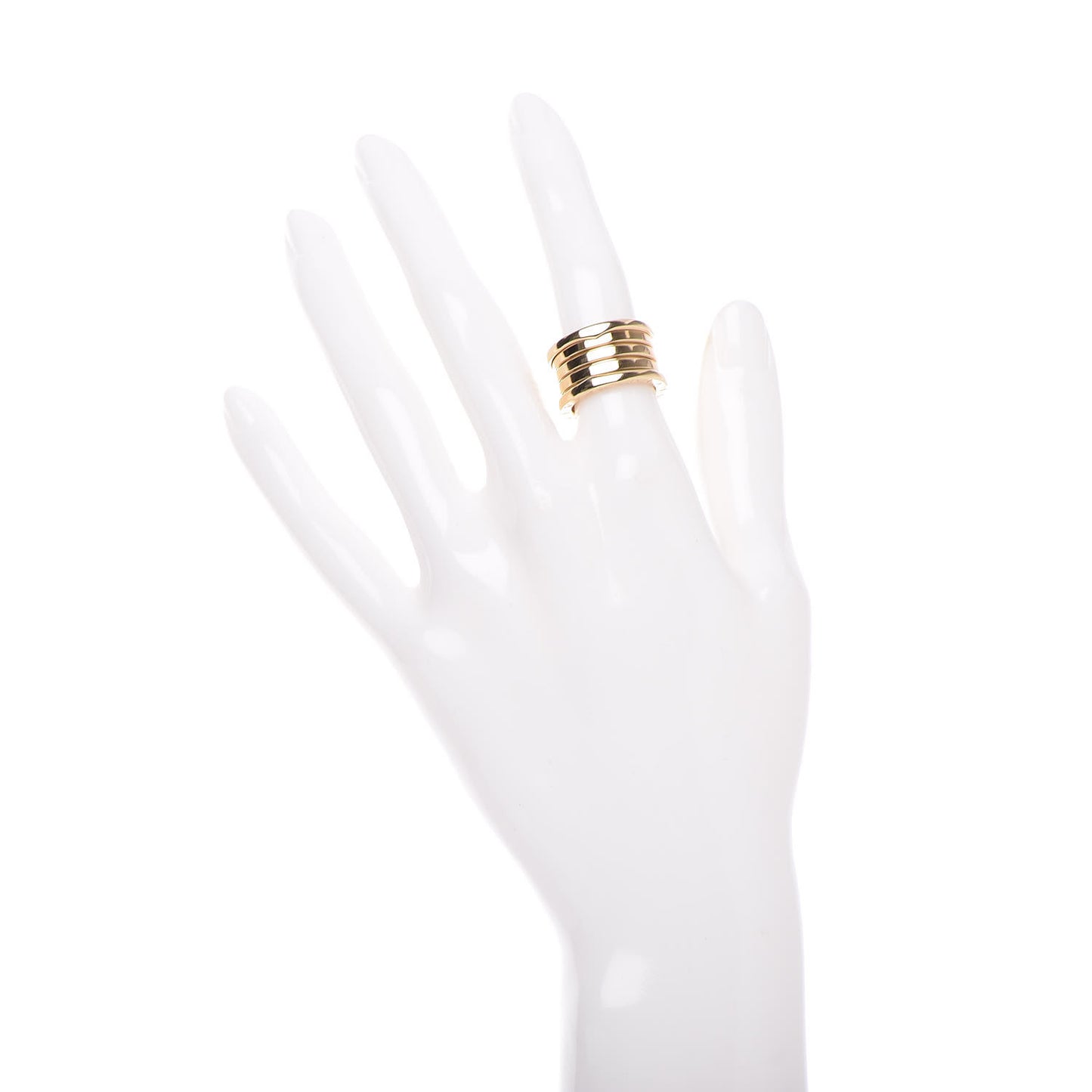 18K Yellow Gold B.Zero1 Four-Band Ring 50 5.25