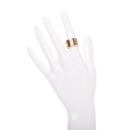 Bulgari 18K Yellow Gold B.Zero1 Four-Band Ring 50 5.25 2 of 6