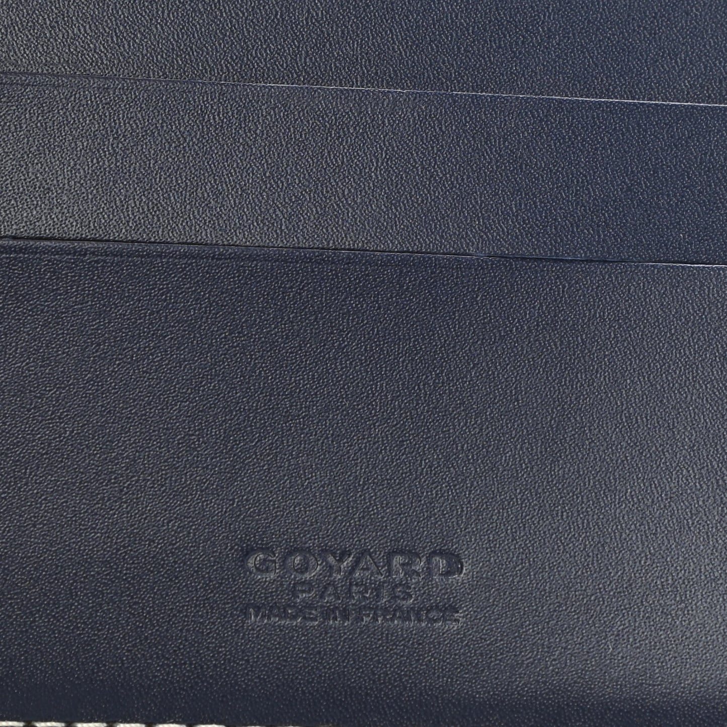 Goyardine Moliere Wallet Navy