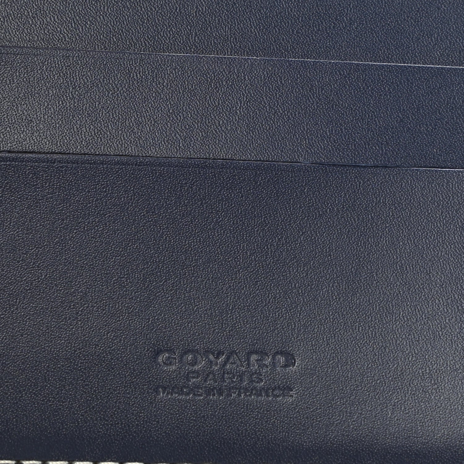 Goyard Goyardine Moliere Wallet Navy 6 of 8