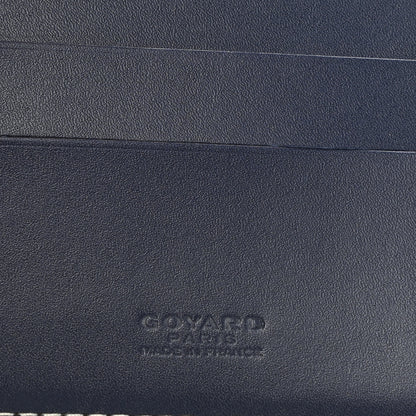 Goyard Goyardine Moliere Wallet Navy 6 of 8