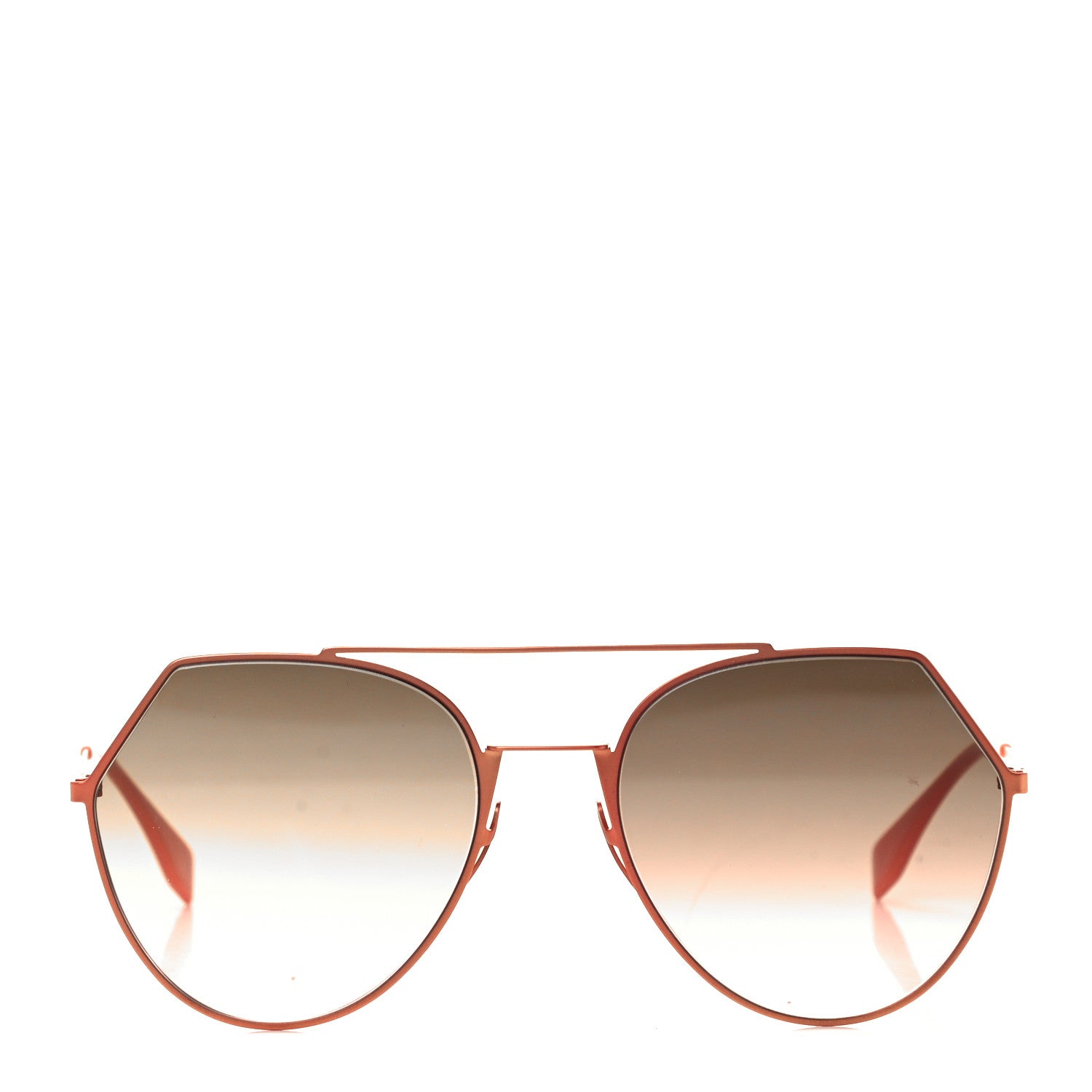 Fendi Metal Geometric Sunglasses FF 0194/S Orange 2 of 8