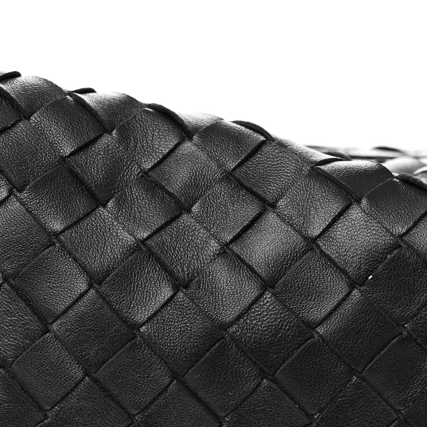 Nappa Intrecciato Teen Jodie Hobo Black