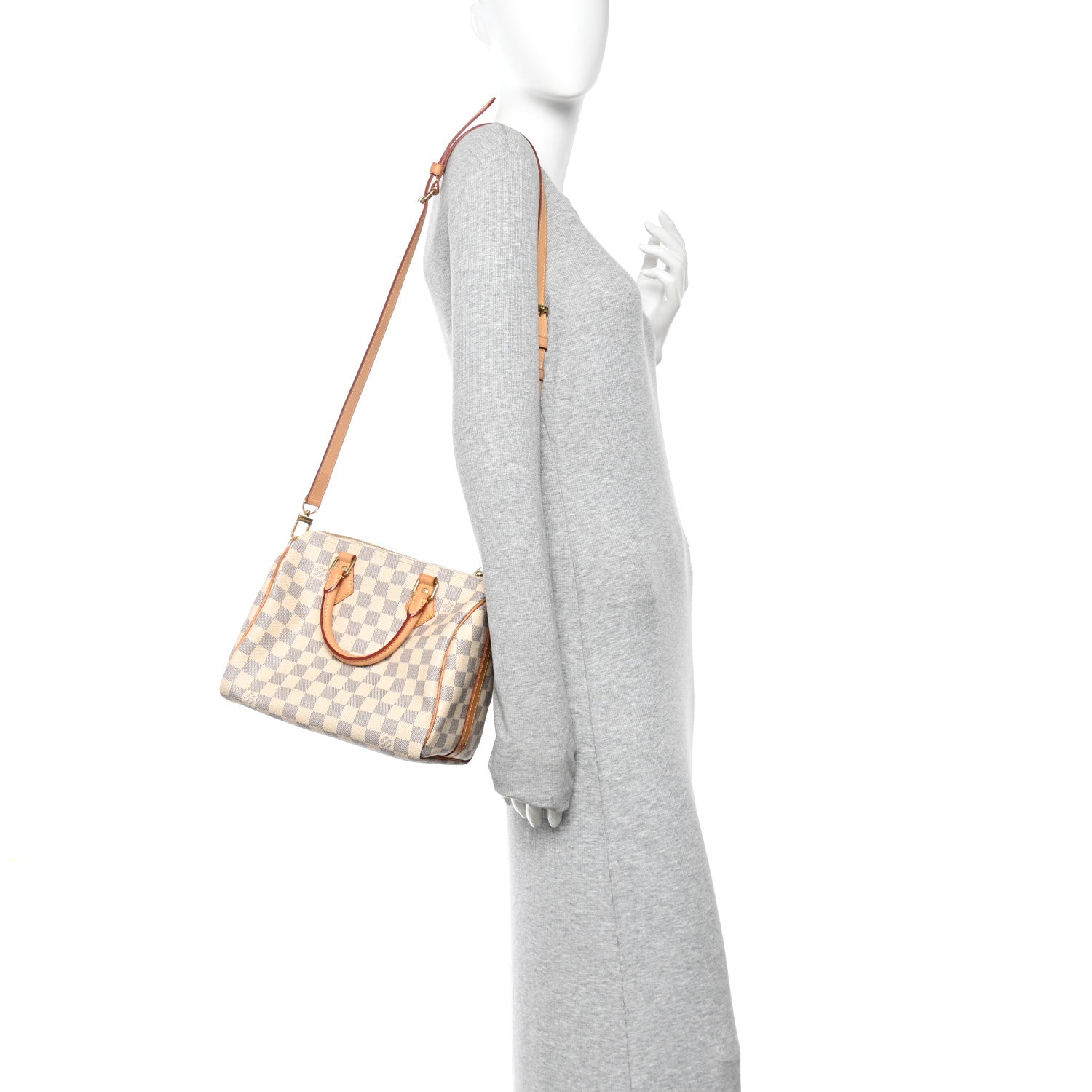 Louis Vuitton Damier Azur Speedy Bandouliere 25 2 of 10