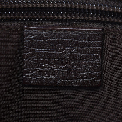 Gucci GG Plus Monogram Web Large Flap Messenger Bag Beige Dark Brown 6 of 34