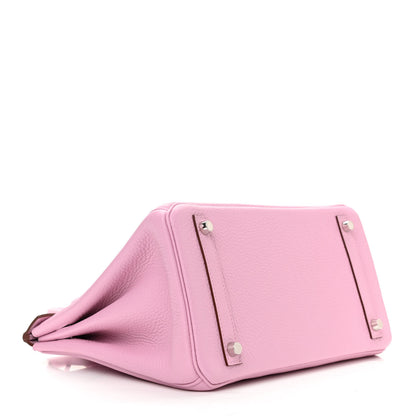 Hermes Taurillon Clemence Birkin 30 Mauve Sylvestre 4 of 11