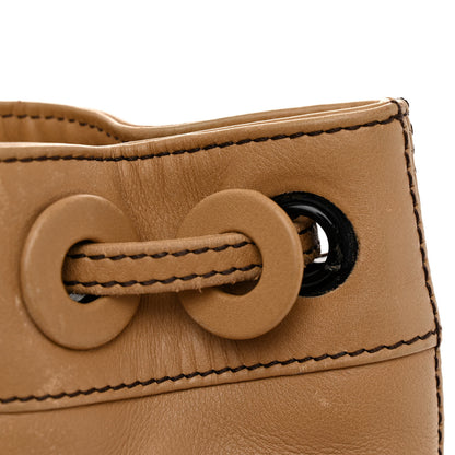 Chanel Lambskin CC Drawstring Backpack Beige 12 of 12