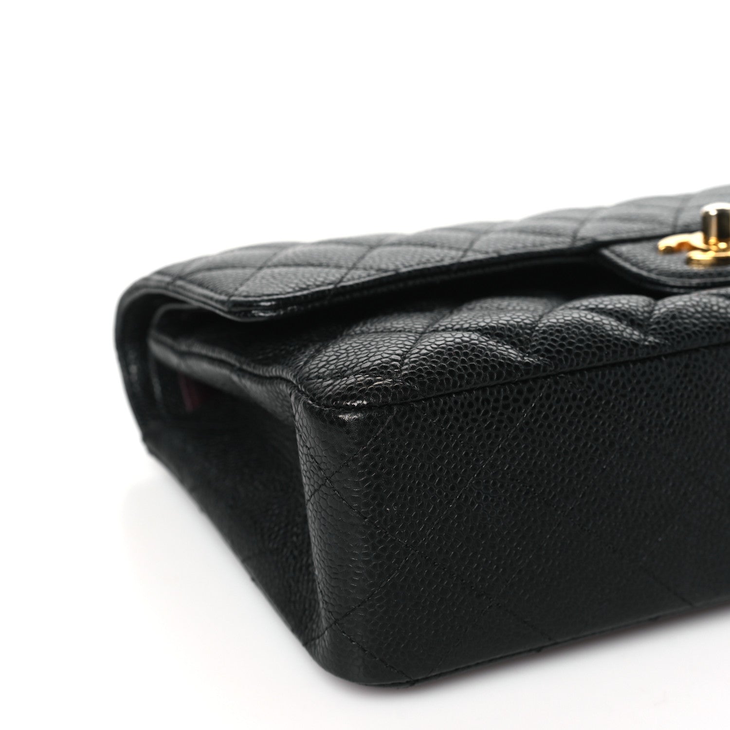 Chanel Caviar Quilted Medium Double Flap Black 9 of 10