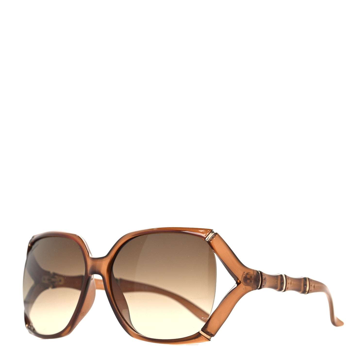 Gucci Bamboo Effect Sunglasses GG 3508/S Brown 1 of 8