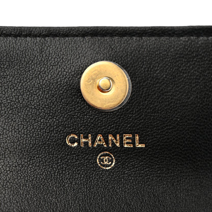 Chanel Lambskin Quilted Mini Chain Belt Bag Black Beige Multicolor 6 of 14