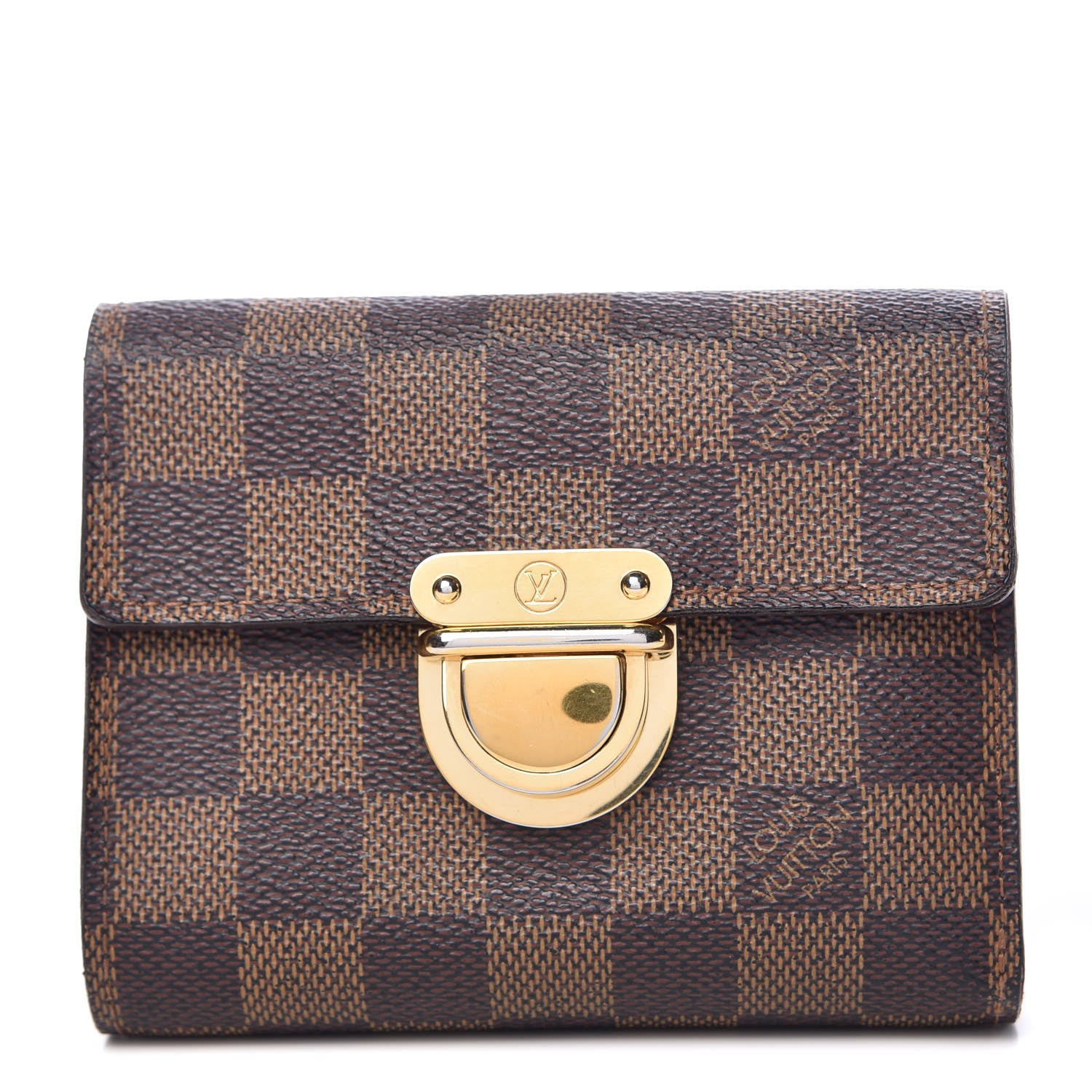 Louis Vuitton Damier Ebene Koala Compact Wallet 1 of 10