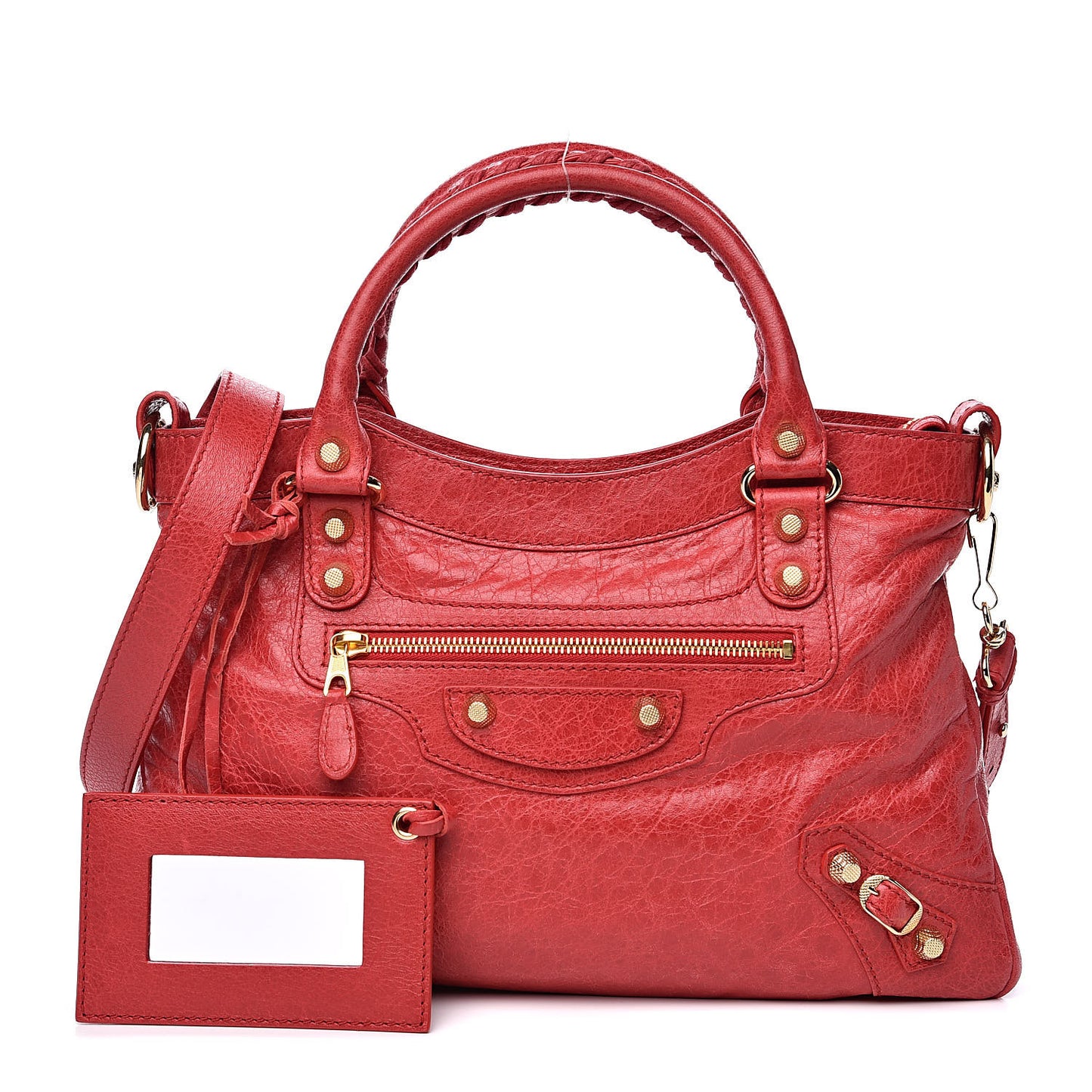 Agneau Giant 12 Gold Hardware Town Rouge Cardinal