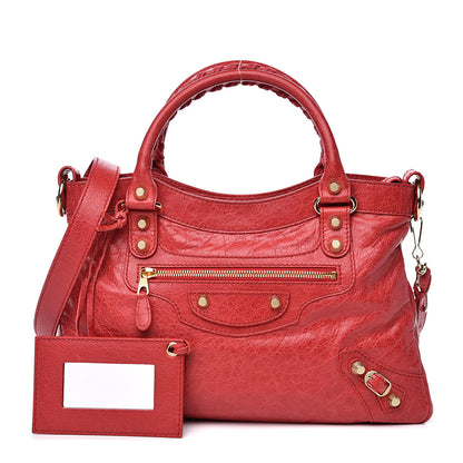 Balenciaga Agneau Giant 12 Gold Hardware Town Rouge Cardinal 1 of 10