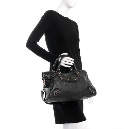Balenciaga Agneau Giant 12 Rose Gold Hardware City Black 3 of 10