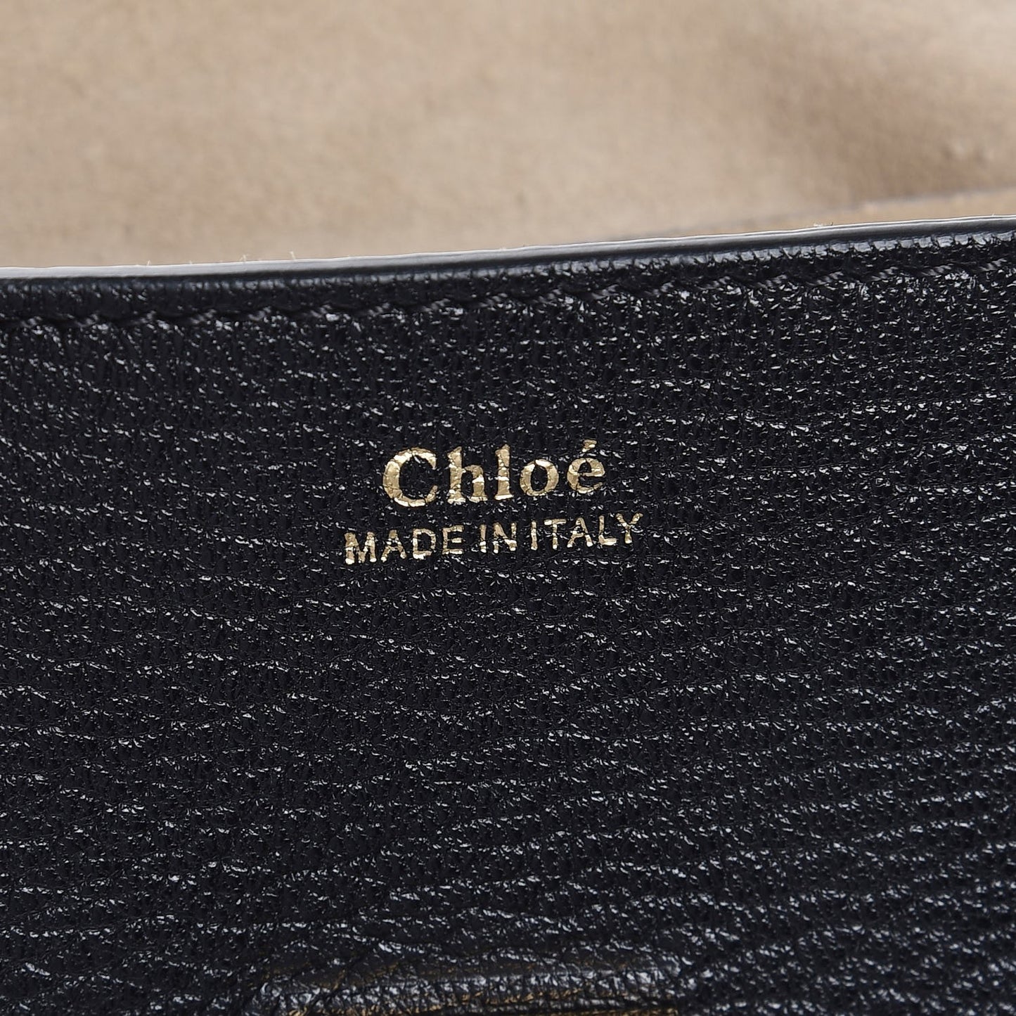 Grained Lambskin Mini Drew Shoulder Bag Black