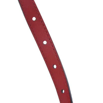 Gucci Calfskin Skinny Studded Feline Belt 80 32 Black 5 of 6