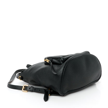Prada Vitello Daino Backpack Black 4 of 10