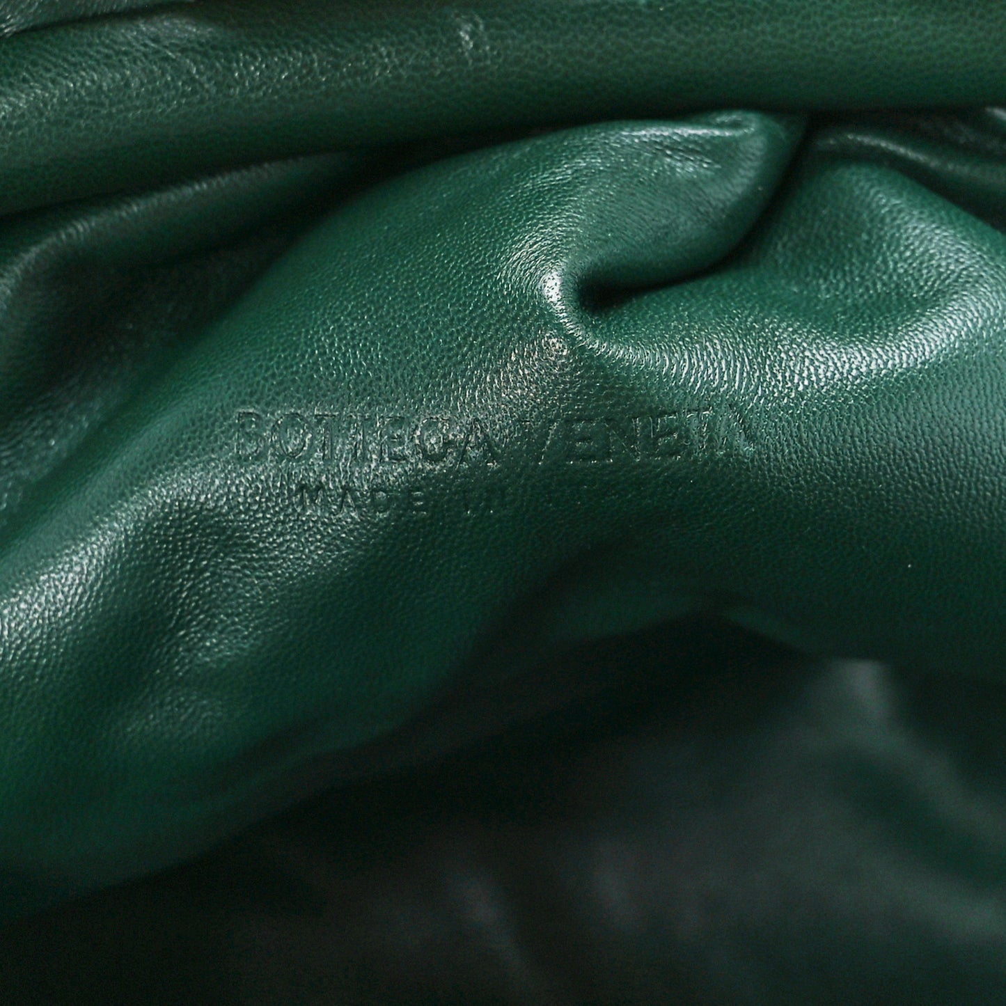 Nappa Maxi Intrecciato The Pouch Oversized Clutch Raintree