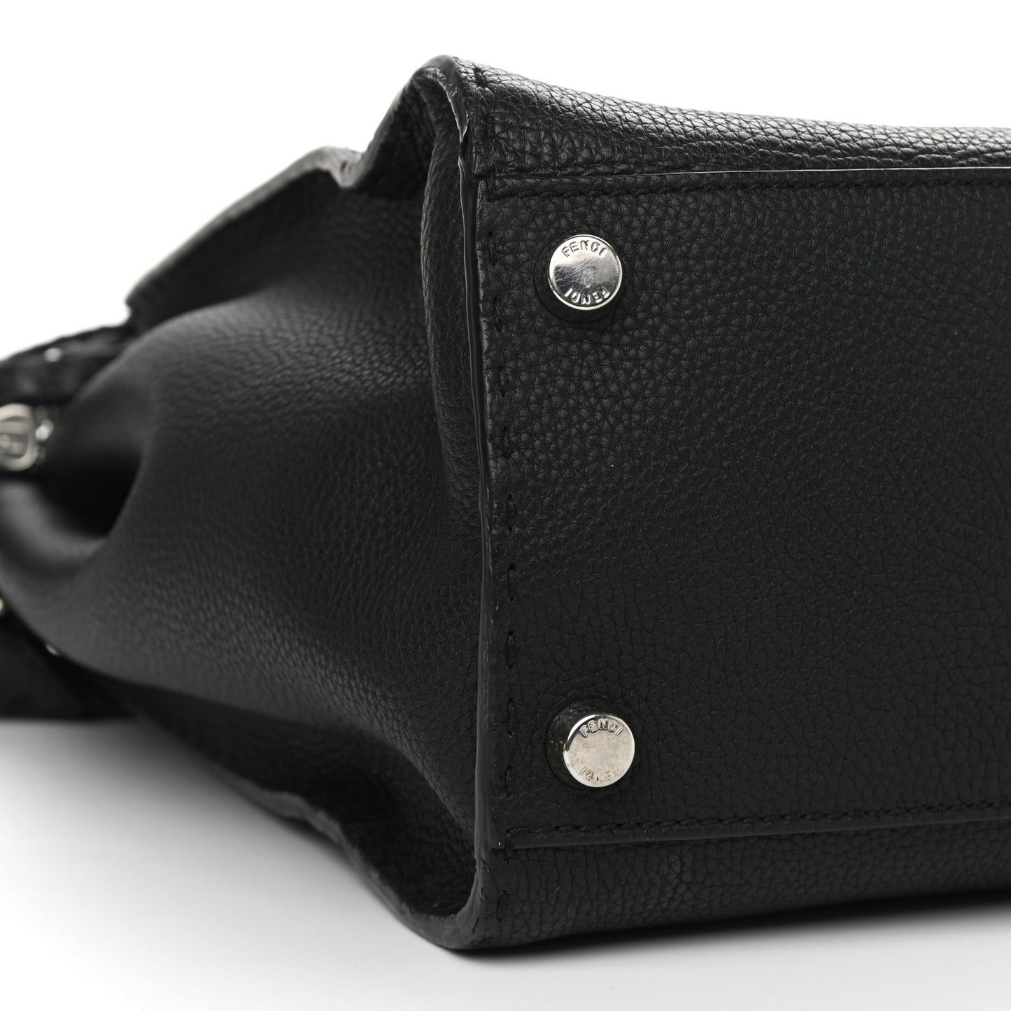 Cuoio Romano Selleria Large Mens Peekaboo Iconic Essential Satchel Black