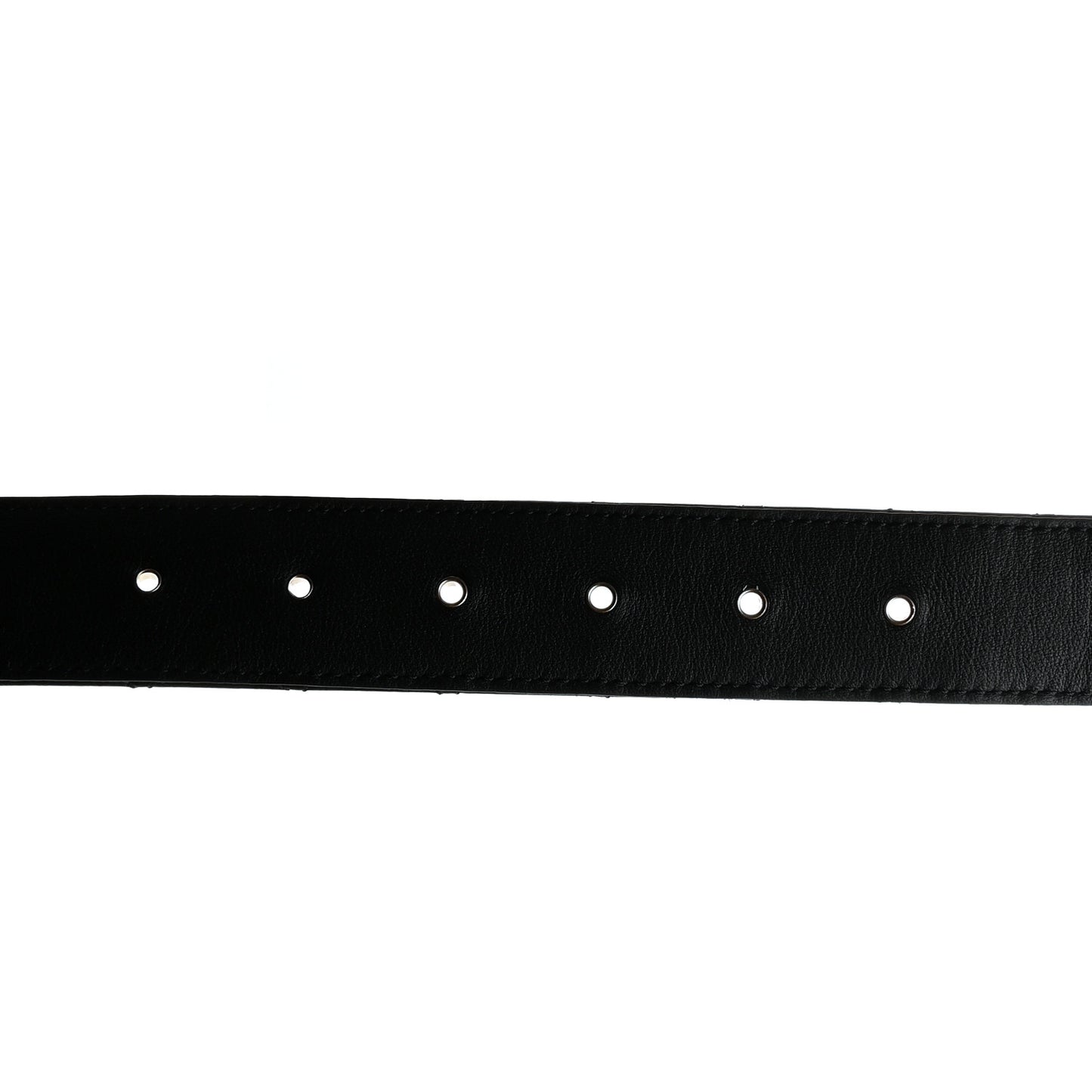 Calfskin Quilted CC Chain Belt 80 32 Black