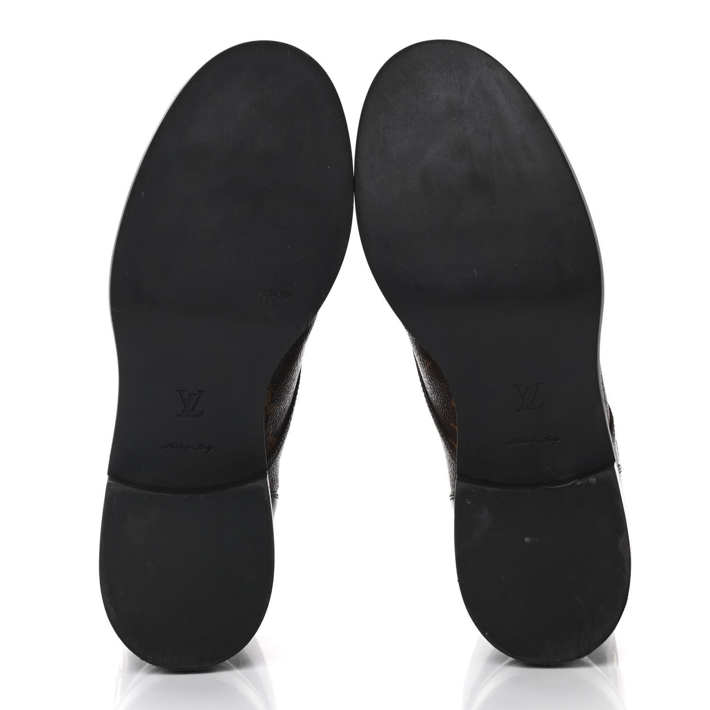 Calfskin Monogram Wonderland Flat Ranger Boots 38 Black